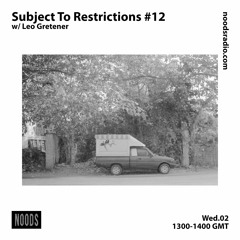 Subject To Restrictions on Noods Radio