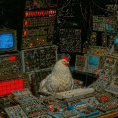Chicken Trying to Use Synthesizers