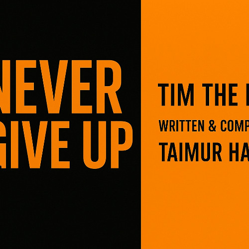 NEVER GIVE UP   by Tim The Band | Official Song | Written & Composed by Taimur Hashmi | TJH786 |