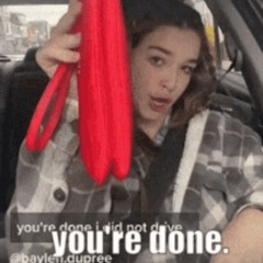 YOU'RE DONE