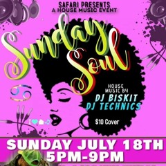 DJ Biskit & DJ Technics Live at Sunday Soul 7-18-21