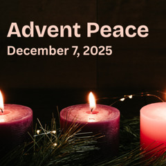 "Advent Peace", Message from Rev. Chaney, December 07 2025