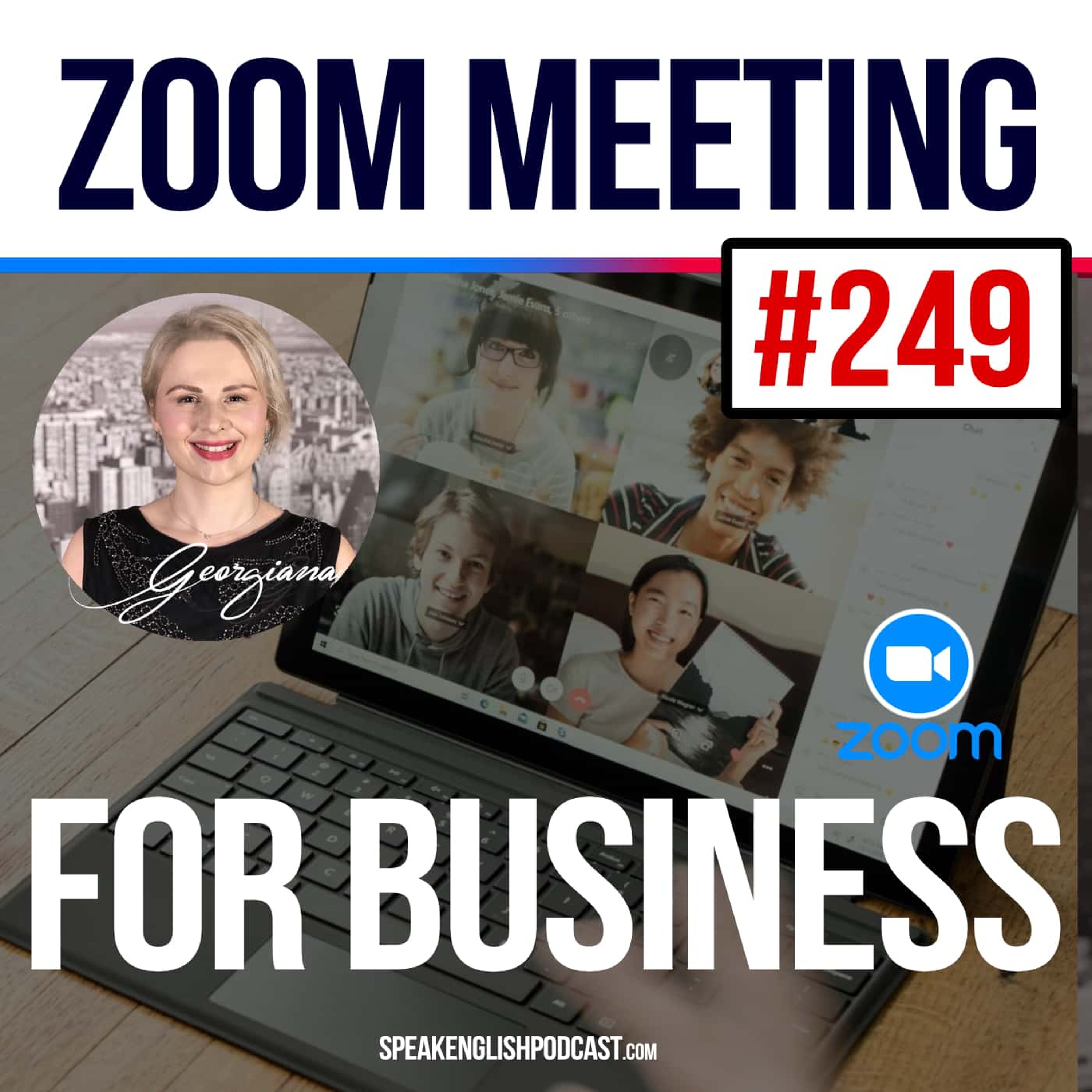 #249 Zoom Business Meetings in English episode artwork