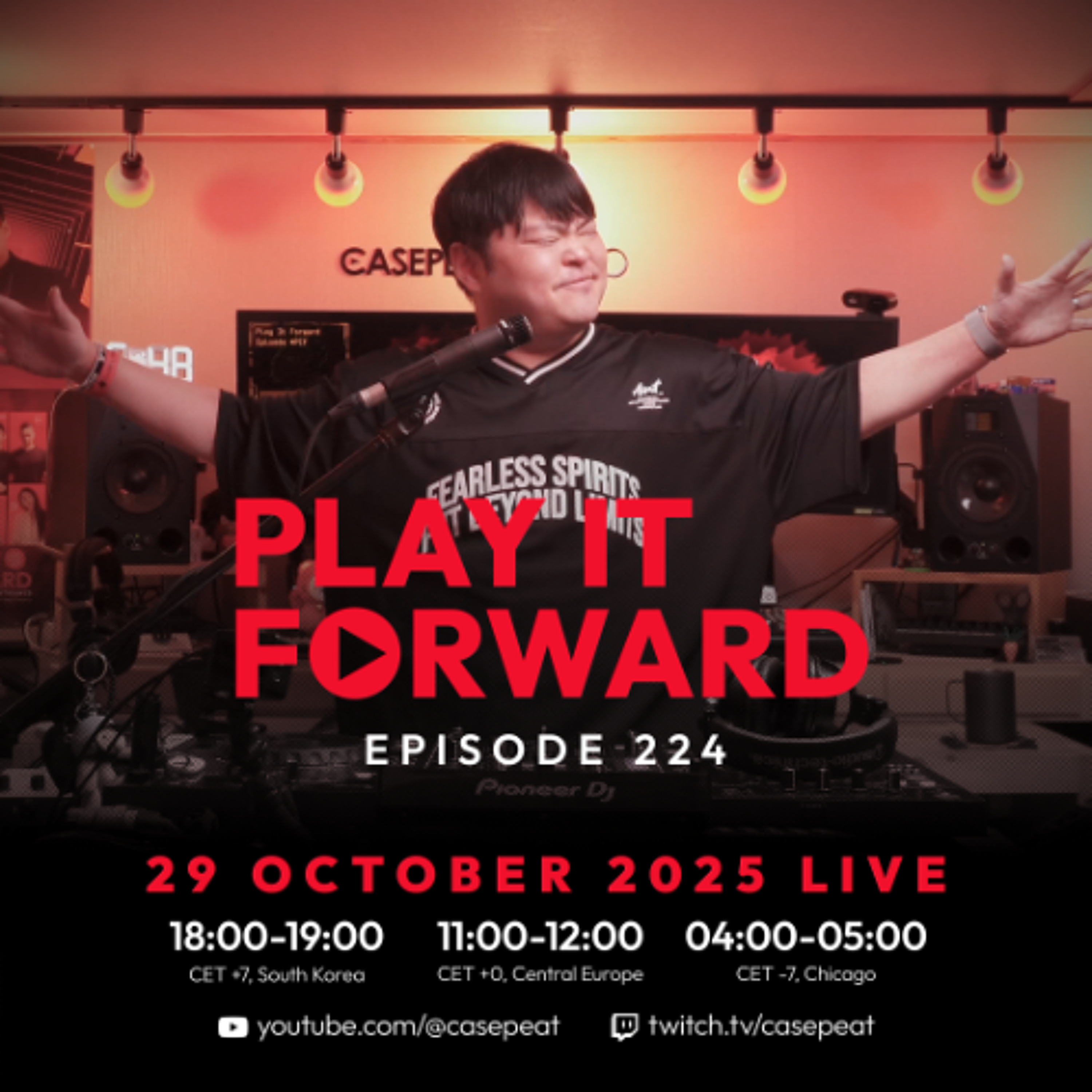 Play It Forward Ep. 224 [Trance & Progressive] by Casepeat - 10/29/25 LIVE episode artwork