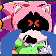 giant Amy rose exe crying  by super  og  soul knuckles bros