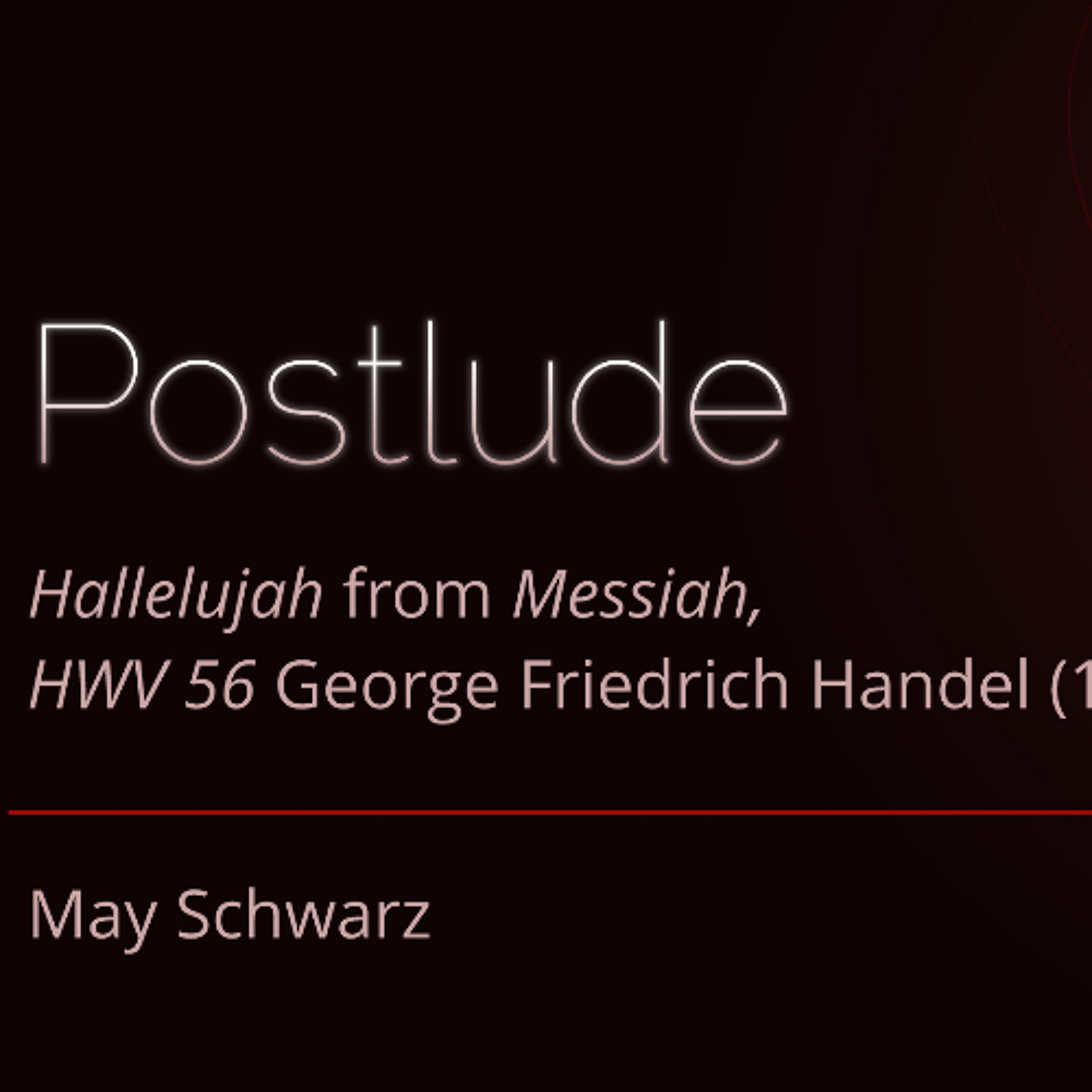 Hallelujah from Messiah,HWV 56 George Friedrich Handel (1685-1759) episode artwork
