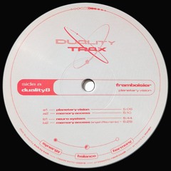 DUALITY8 - Framboisier - Planetary Vision EP (ft Angel D'lite)
