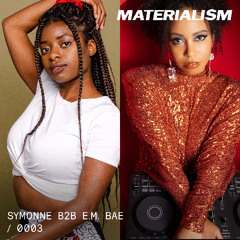 SYMØNNE b2b E.M. Bae live at Materialism II