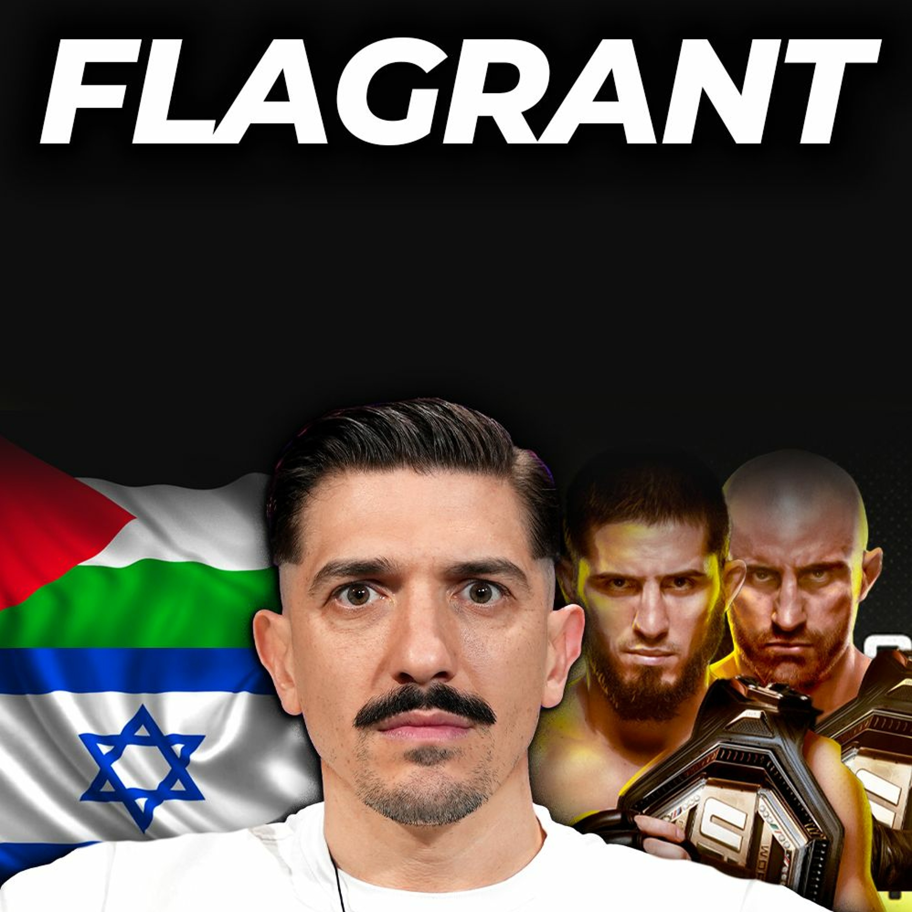 cover of episode Israel & Palestine Conflict, UFC 294 Reaction, & Schulz Tour Recap