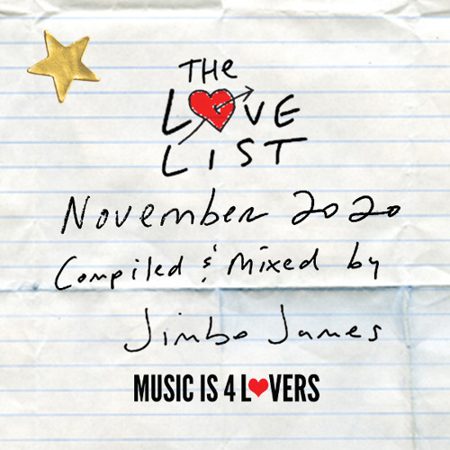 The Love List -- Top 10 Tracks November 2020 - Mixed by Jimbo James [MI4L.com]