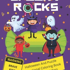 ✔Read⚡️ Spooky Rocks: Halloween And Puzzle Motivational Coloring Book for Kids and