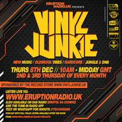 Episode 33 - Vinyl Junkie - Eruption Radio Podcast - 08/12/2022