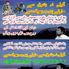 Goli Na Bandooq Se Maarte Hain Yeh Bhookh Se Song by Malik Anwar Zia