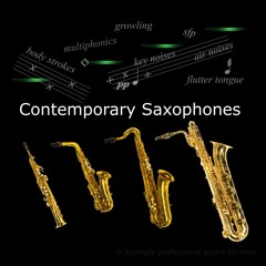 Xsample releases Contemporary Saxophones for Kontakt