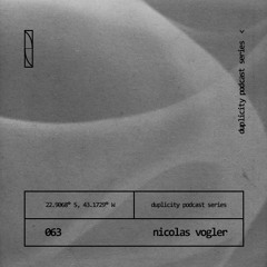 Duplicity 063 | Nicolas Vogler