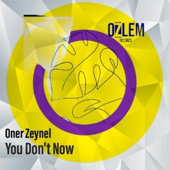 Oner Zeynel - You Don't Now (Original Mix) Preview