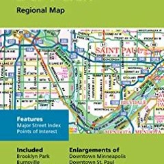 Read PDF EBOOK EPUB KINDLE Rand McNally Folded Map: Minneapolis St. Paul Regional Map by  Rand McNal