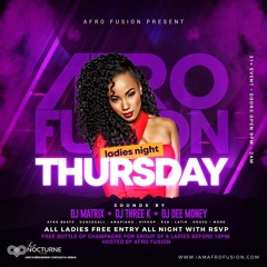 AfroFusion Ladies Night Promo Mix 7-29-2021