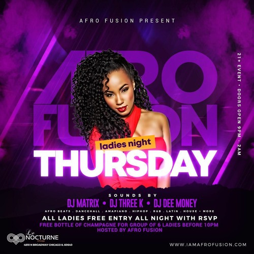 AfroFusion Ladies Night Promo Mix 7-29-2021