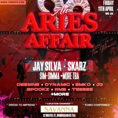 LiveAudio: ARIES AFFAIR BIRMINGHAM | 🇯🇲 Dancehall 🇯🇲 | DJ: DJ Dynamic Host: J3 & Tyy | 11/04/2025