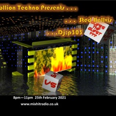 Sted Hellvis - Spliffy B Rebellion Techno Feb 2021 Mixhit Radio