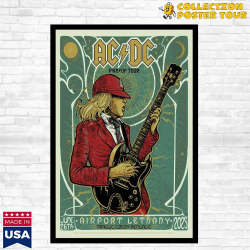 Stream AC DC PWR UP Tour Prague, Czech Republic June 26 2025 Poster by ...