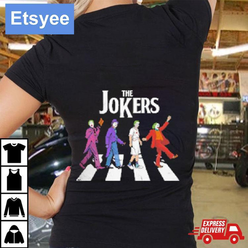 Jokers Characters Through The Years Walking Abbey Road Shirt