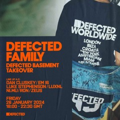 My set from Defected Family Basement Party 26th Jan 2024