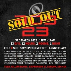 Benji303 @ Stay Up Forever 30th Anniversary (3.03 - 2023 - Fold, London)
