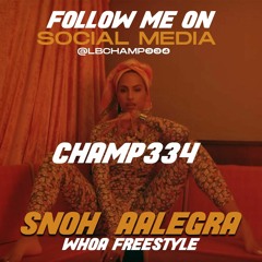 Whoa freestyle feat. Snoh Alegra