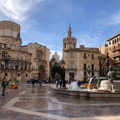 Plaza De La Reina, Valencia, Spain. February 19, 2023