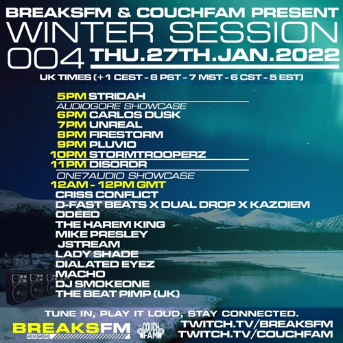 Live on BreaksFM - January 27, 2022 - Winter Session