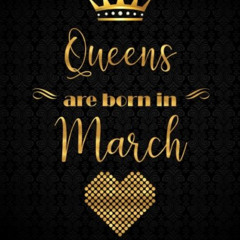 FREE EBOOK 📩 Queens Are Born In March: XL 8.5x11 Bullet Journal Notebook Dot Grid, B