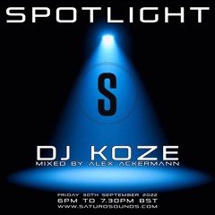 DJ KOZE in Spotlight - MIxed by Alex Ackermann for Saturo Sounds