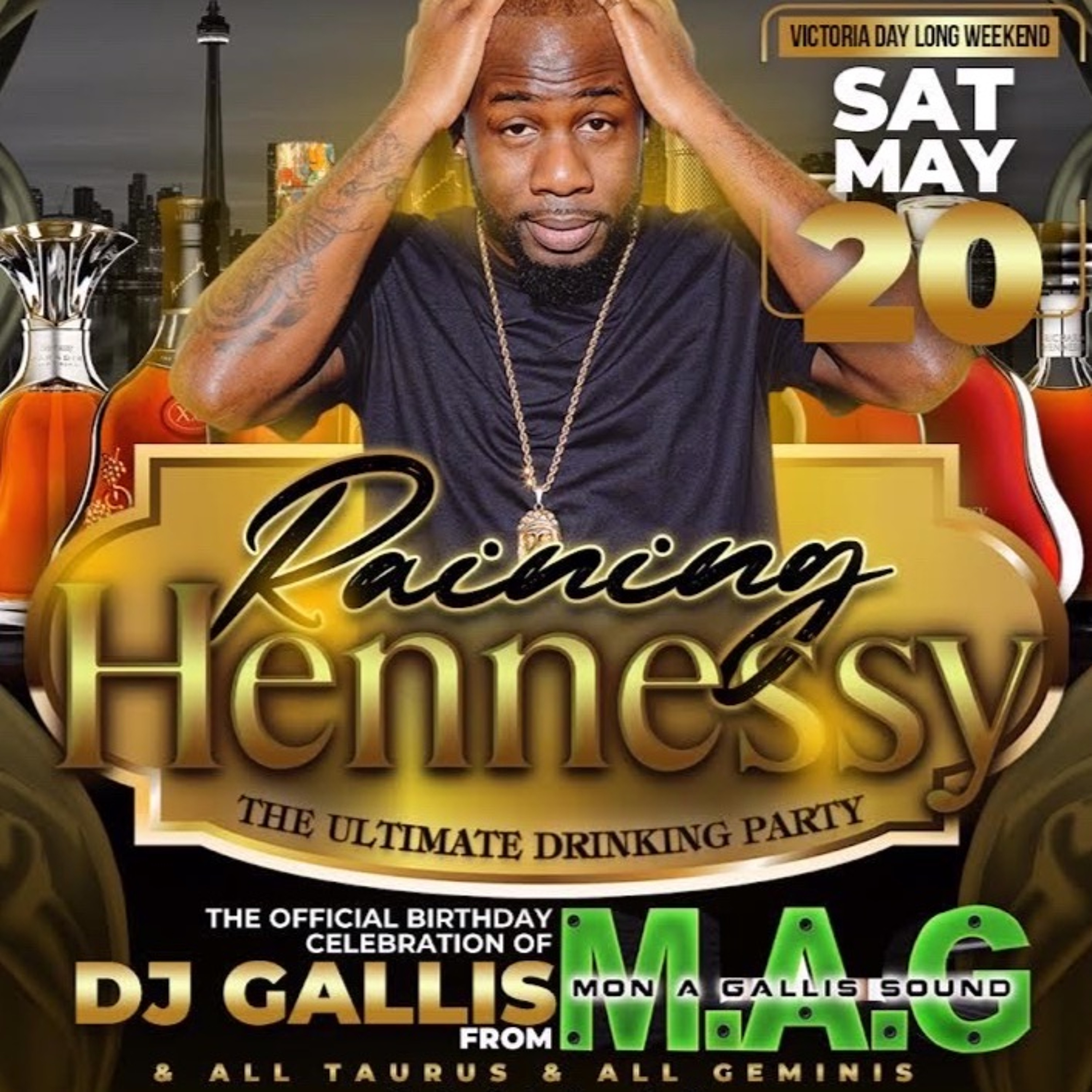 MON A GALLIS - RAINING HENNESSY 2023 PROMO MIX (PART 1) (BRAFFIN MIX)