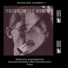 PREMIERE CDL \\ Principia Audiomatica - Distorted Information (A. C. Remix) [FRV035] (2020)