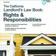 [Download PDF] California Landlord's Law Book The: Rights & Responsibilities (California Landlord's