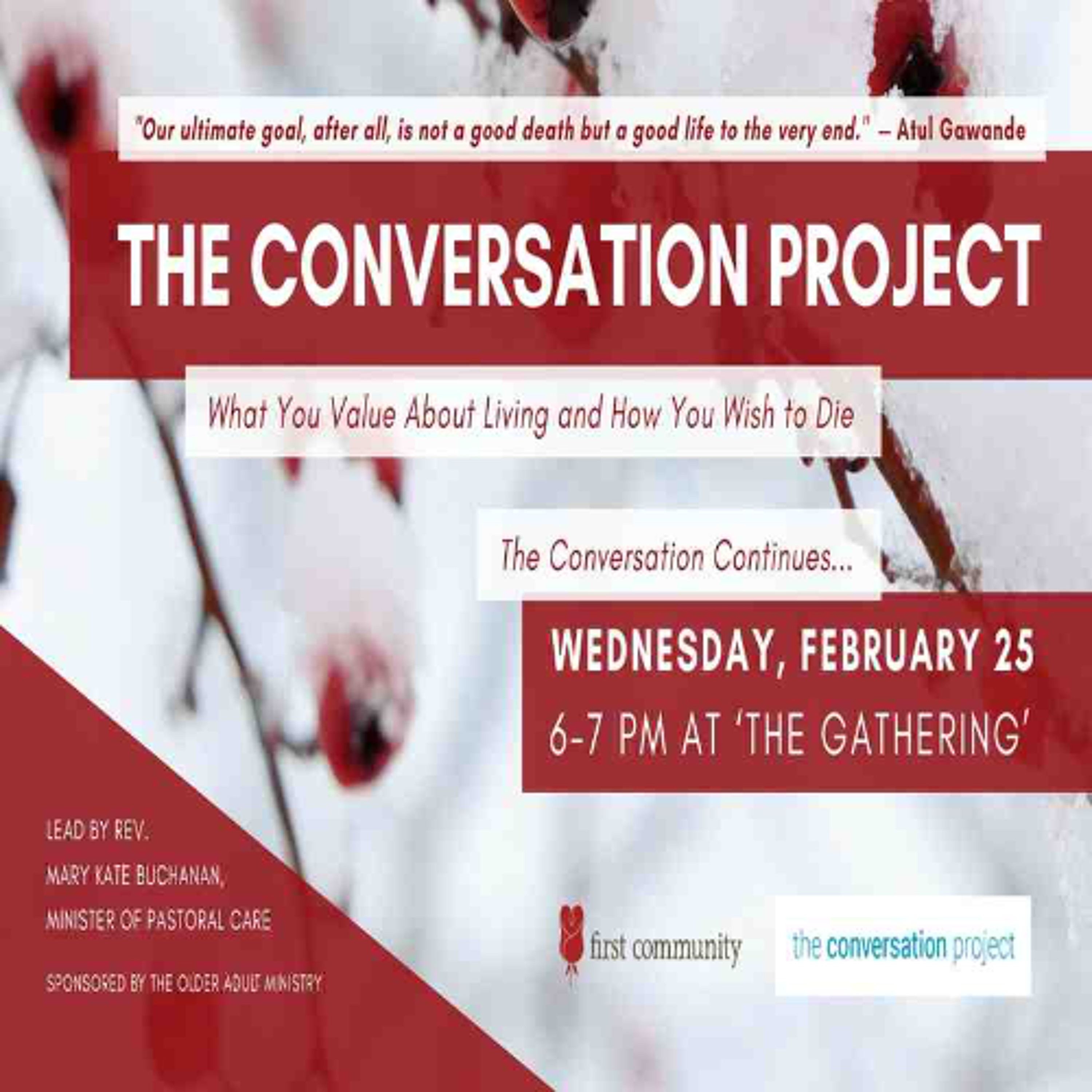 @TheGathering The Conversation Project Pt3 02.25.26 episode artwork