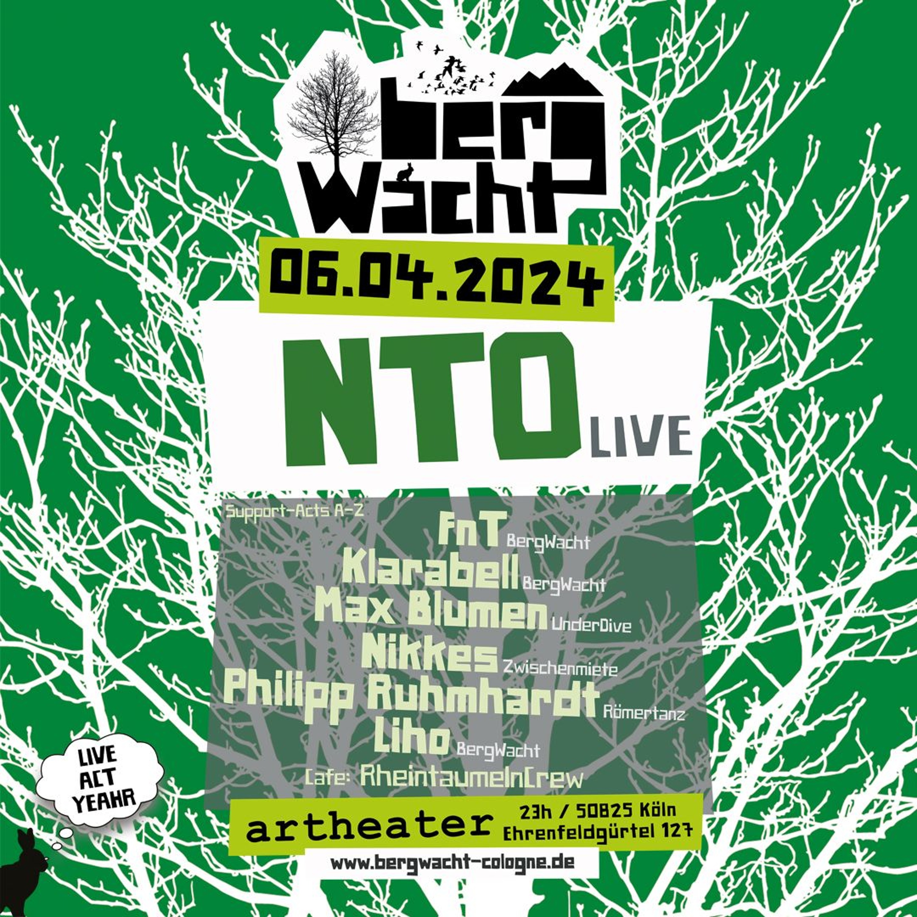 Klarabell @ BergWacht Artheater Cologne 06.04.2024 episode artwork