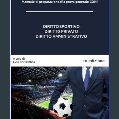 ebook read pdf ✨ Esame Agente Sportivo: Manuale di preparazione alla prova generale CONI (Italian