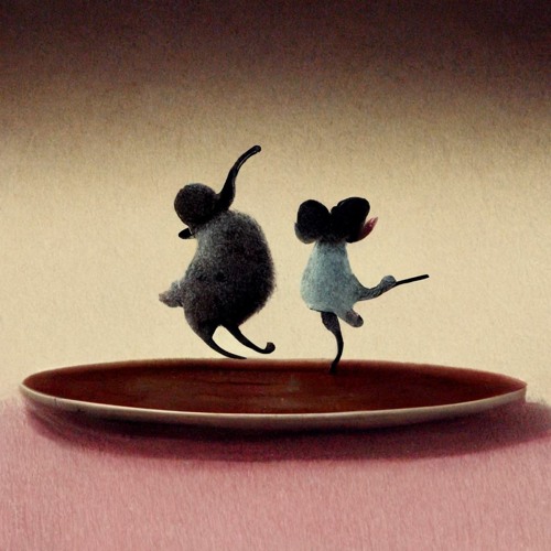 Die Mäuse tanzen auf dem Tisch