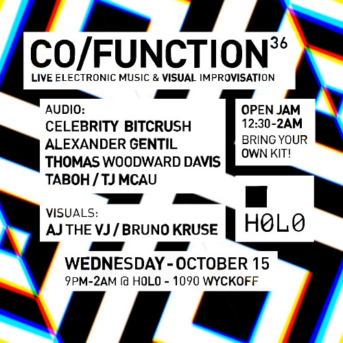 Co/Function 36 - Celebrity Bitcrush, Alexander Gentil, Thomas Woodward Davis, TJ McAu & Taboh