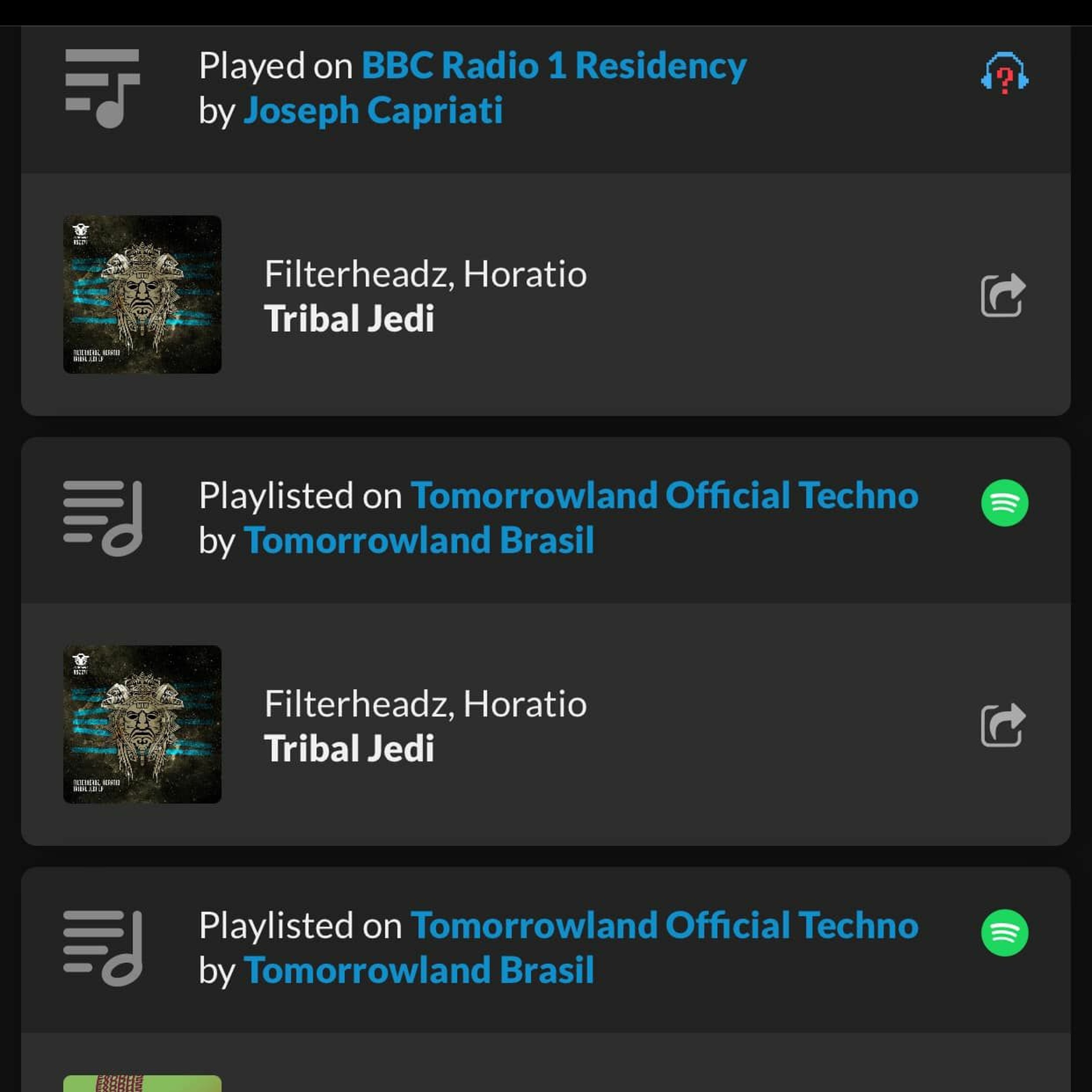 JOSEPH CAPRIATI PLAYING HORATIO & FILTERHEADZ X TRIBAL JEDI IN BBC RADIO 1 RESIDENCY episode artwork