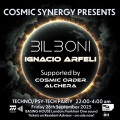 Cosmic Conjunction : a journey into deep melodic progressive techno.