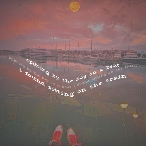 spitting by the bay on a beat i found sitting on the train