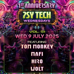 PSY TECH WEDNESDAYS Vol.51 at CLUB UNDER, Osaka 9th July 2025