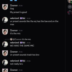 "its just the mic bro"