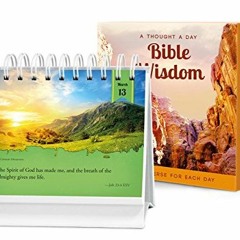 GET [EPUB KINDLE PDF EBOOK] A Thought a Day―Bible Wisdom: A Daily Desktop Quotebook b