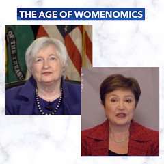 Janet Yellen and Kristalina Georgieva talk Womenomics