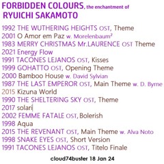 FORBIDDEN COLOURS, the enchantment of RYUICHI SAKAMOTO